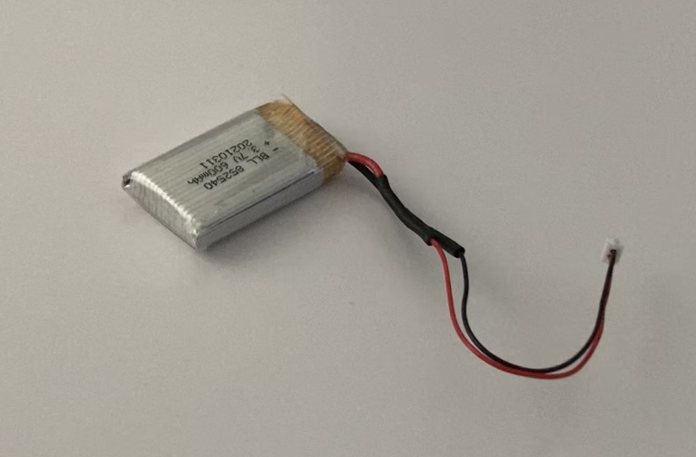 soldered battery
