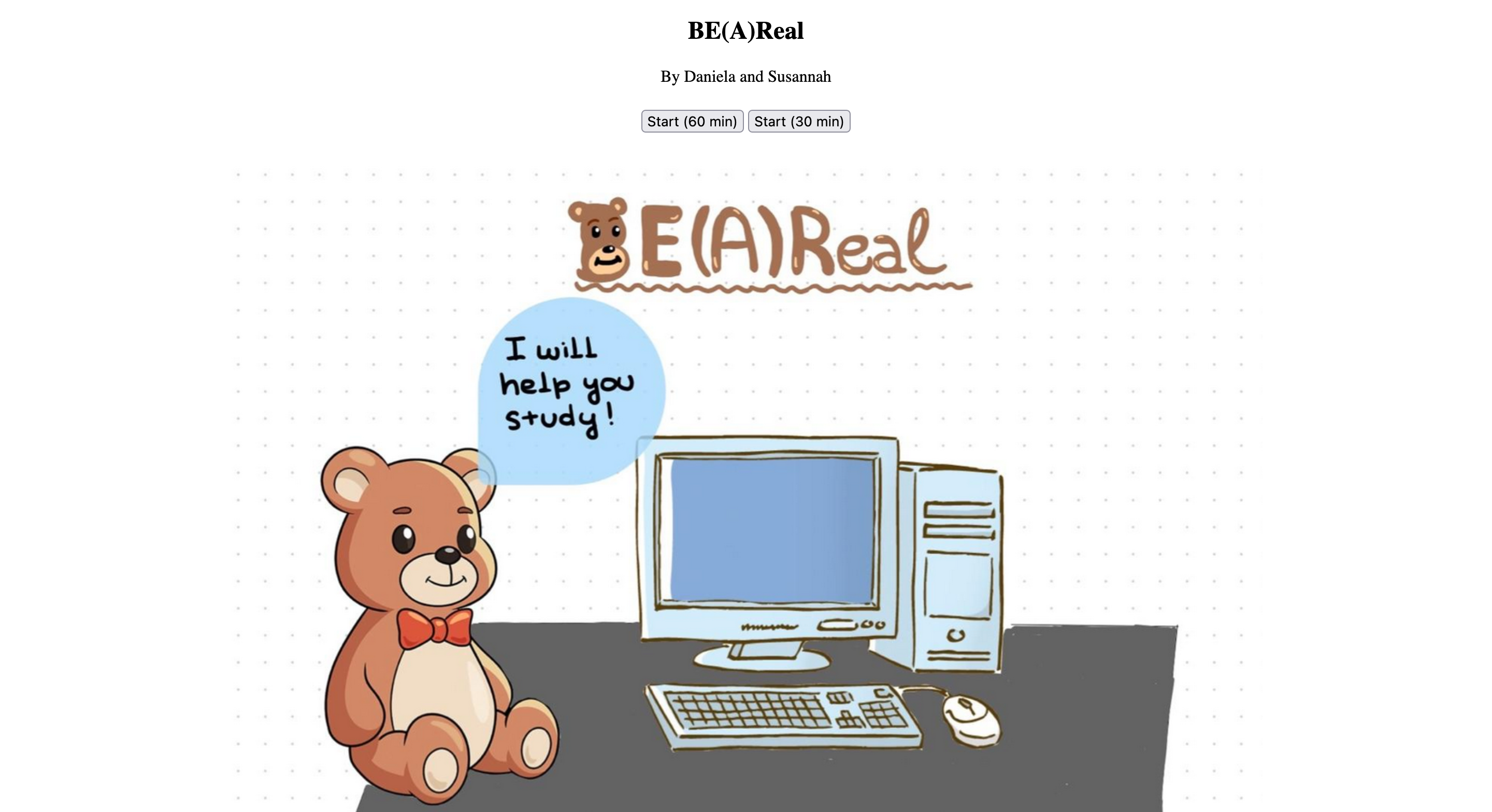 image of the homepage